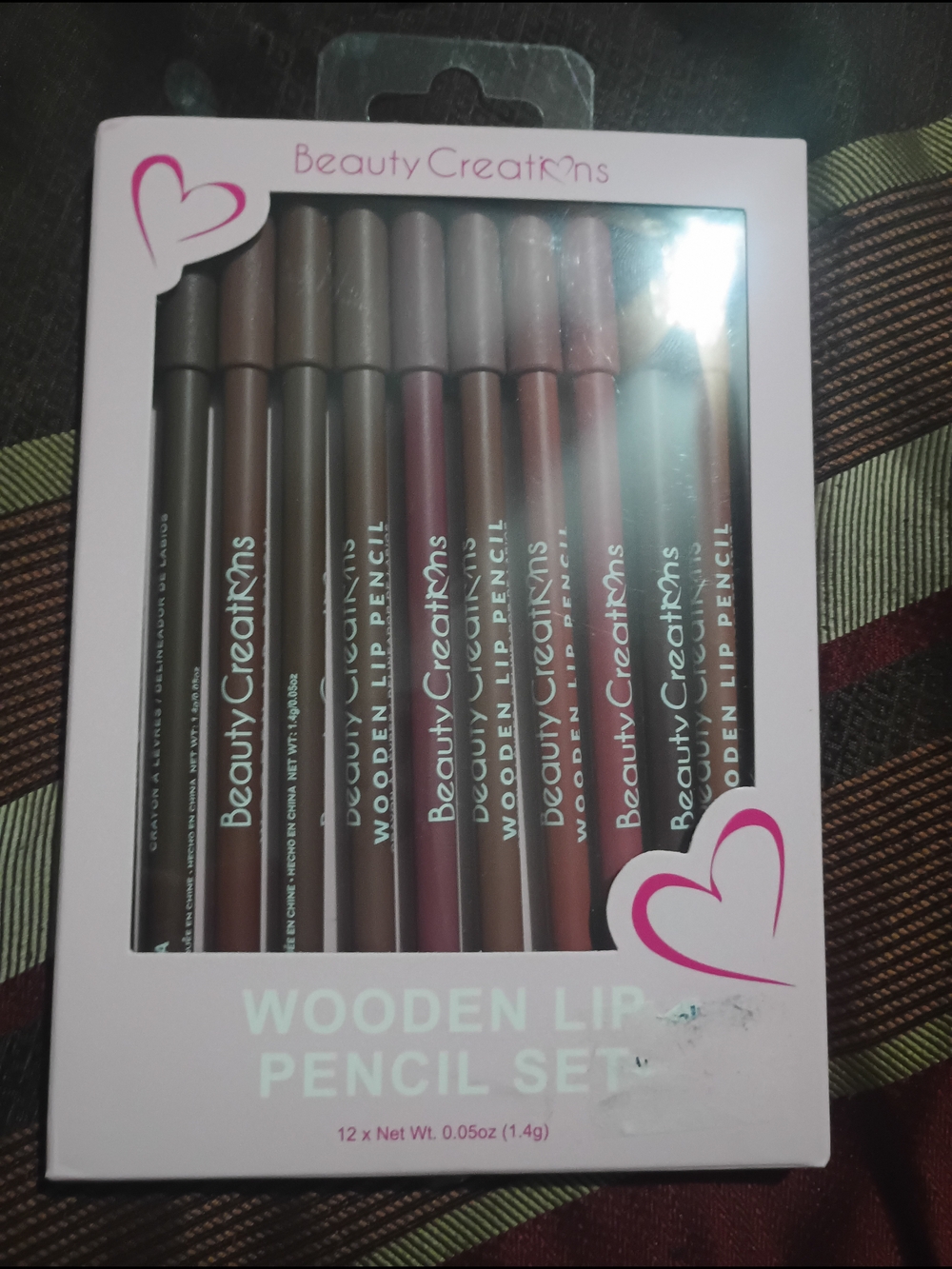 Beauty Creations Lip Pencil Set – Neutral Browns & Mauve Pinks 12 Piece